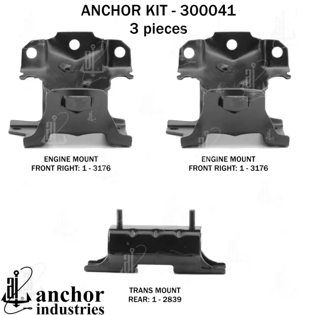 300041 - Engines &amp; Components: Anchor Engine Mount Kit for Anchor Image