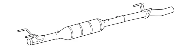 906490510064 - : Muffler &amp; Pipe for Mercedes-Benz: Sprinter 2500, Sprinter 3500, Sprinter 3500XD, Sprinter 4500 Image