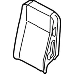 CK4Z9966800AG - Body: Seat Back Pad for Ford: Transit-150, Transit-250, Transit-350, Transit-350 HD Image