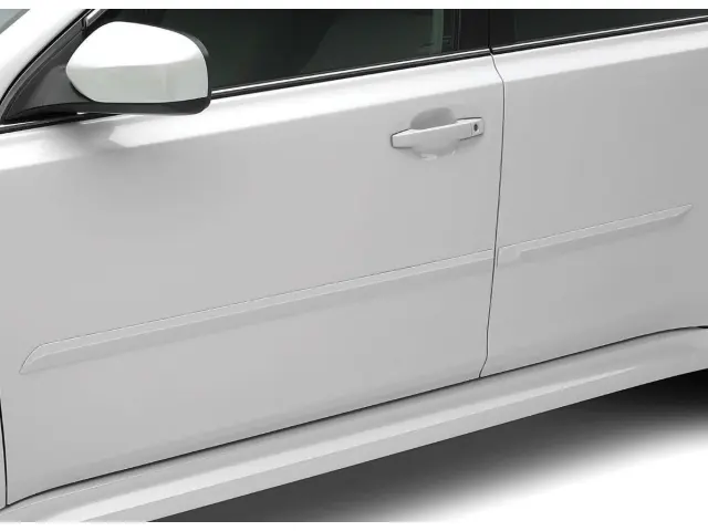 J101SAN801W7 - Exterior: Body Side Molding Kit - Crystal White Pearl for Subaru: Legacy, Outback Image