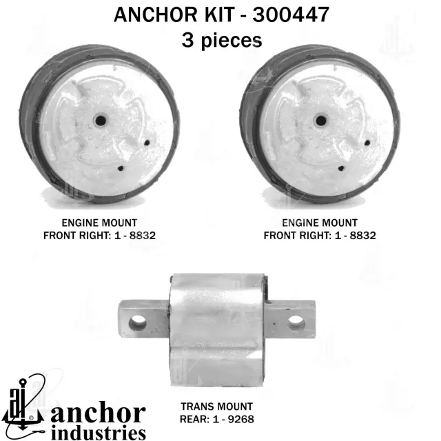 300447 - Engines &amp; Components: Anchor Engine Mount Kit for Anchor Image