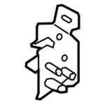 8A5Z5426800A - Body: Lower Hinge for FORD Image