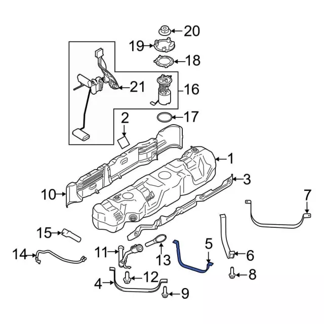 Tank Strap - Ford (LK4Z9092J)