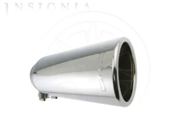 84722773 - Exterior: 4.3L Or 5.3L Polished Stainless Steel Single for GMC: Sierra 1500, Sierra 1500 Classic, Sierra 1500 HD Classic, Sierra 1500 Limited, Sierra 2500 HD, Sierra 2500 HD Classic, Sierra 3500 Classic, Sierra 3500 HD Image