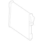 2215003203 - Radiator: Cooler for Mercedes-Benz: CL550, CL600, CL63 AMG, S500, S550, S600 Image