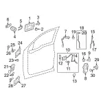 CL3Z1522600EA - Body: Handle, Inside for Ford Image