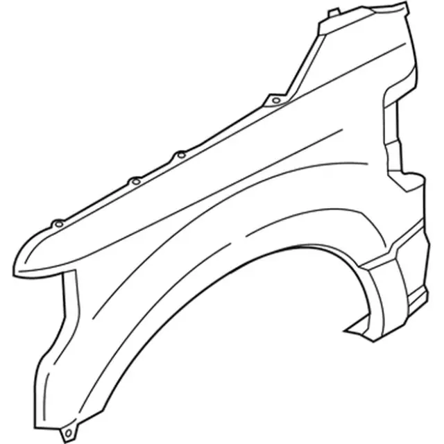 HC3Z16005F - : Fender for Ford: F-250 Super Duty, F-350 Super Duty, F-450 Super Duty Image