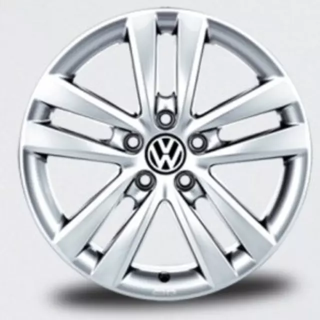 3C5071497666 - Wheels: Alloy Wheel, Akiros, Sterling Silver for Volkswagen: Eos, Passat Image