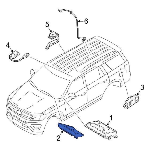 Electromagnetic Induction Charger - Ford (NL1Z-19J235-C)