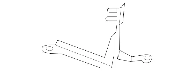 2535006200 - Radiator: Holder for Mercedes-Benz: GLC63 AMG, GLC63 AMG S Image image