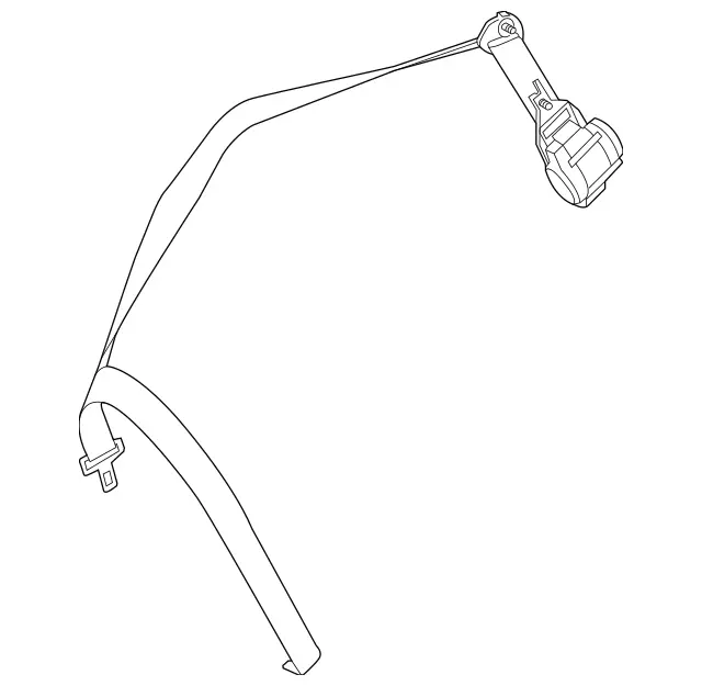 1668601486 - Rear Seat: Seat Belt for Mercedes-Benz: GL350, GL450, GL550, GL63 AMG, GLS350d, GLS450, GLS550, GLS63 AMG Image image