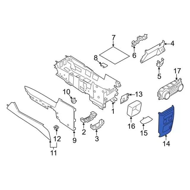 LB5Z78045E24AB - Body: Rear Panel for Ford: Explorer Image