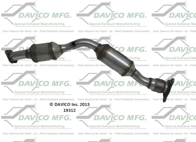 19312 - : Direct Fit Catalytic Converter for DAVICO CONVERTERS Image