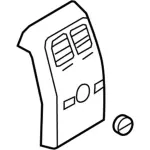 8A5Z54045A36BB - Body: Rear Trim Panel for Lincoln: MKS Image