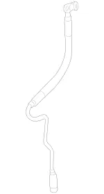 2219970352 - : Hose for Mercedes-Benz: 250, 300S, CL550, CL600, CL63 AMG, CL65 AMG, S350, S400, S500, S550, S600, S63 AMG Image