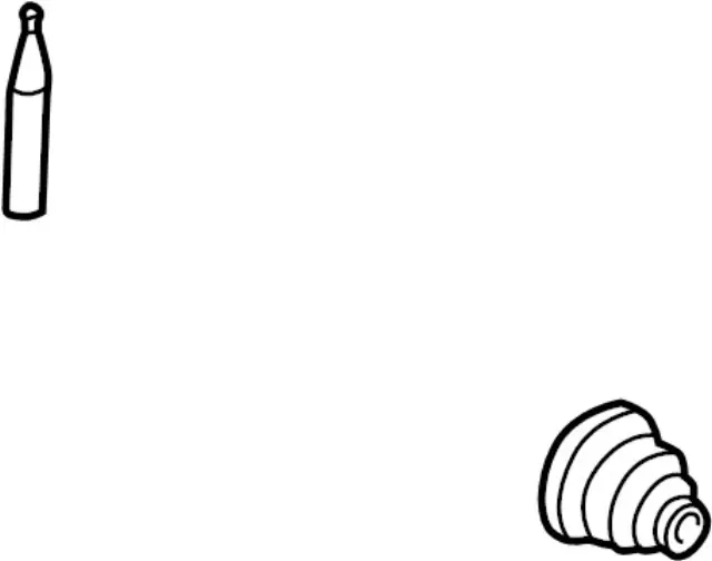 C9GDA05U8H - Suspension: Inner Boot for INFINITI: FX35, FX45, G35, QX4 Image