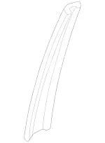 2106900387 - Rear Doors: Molding for Mercedes-Benz Image