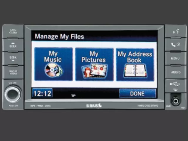 68282482AC - : Multi Media Radio for Chrysler: 200, Sebring | Dodge: Avenger, Caliber, Challenger | Jeep: Commander, Compass, Grand Cherokee, Patriot Image