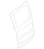 90668000179B27 - Body: Center Bezel for Mercedes-Benz Image