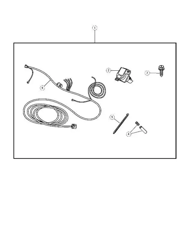 68021636AB - Mopar Accessories - Component Parts: Harness for Mopar Image