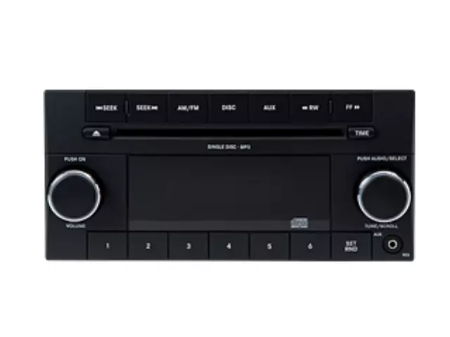 5091113AC - : AM/FM With CD Radio for Chrysler: Town &amp; Country | Dodge: Grand Caravan, Nitro, Ram 1500, Ram 2500, Ram 3500 | Jeep: Liberty, Wrangler Image