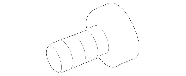 1787 - Body: Quarter Glass Screw for Mercedes-Benz Image