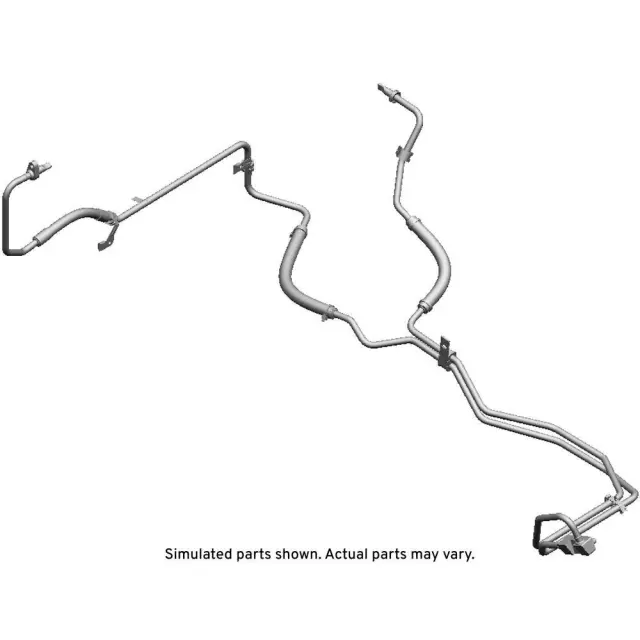 85098849 - Cooling System: Pipe Assembly for Chevrolet: Silverado 2500 HD, Silverado 3500 HD | GMC: Sierra 2500 HD, Sierra 3500 HD Image
