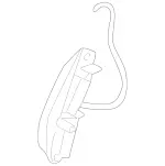 2039100975 - Driver Seat: Upholstery Insert for Mercedes-Benz: C230, C240, C280, C32 AMG, C320, C350, C55 AMG Image