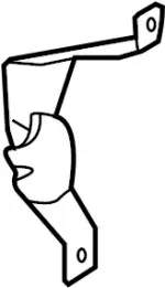 805180W001 - Body: Lock Rod Protector for INFINITI: QX4 Image