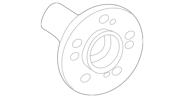 2203570208 - Suspension: Hub for Mercedes-Benz Image