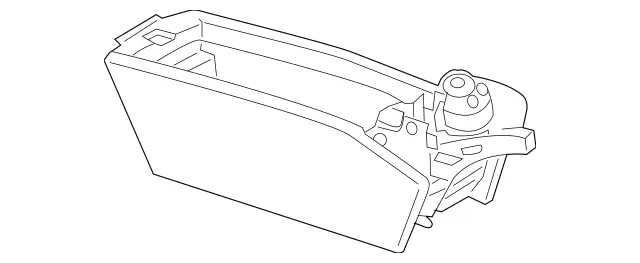 23068001507E81 - Body: Console for Mercedes-Benz Image