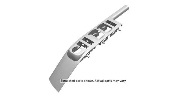 23455268 - Body: Door Window Switch Bezel for Chevrolet: Silverado 1500, Silverado 1500 LD, Silverado 2500 HD, Silverado 3500 HD | GMC: Sierra 1500, Sierra 1500 Limited, Sierra 2500 HD, Sierra 3500 HD Image