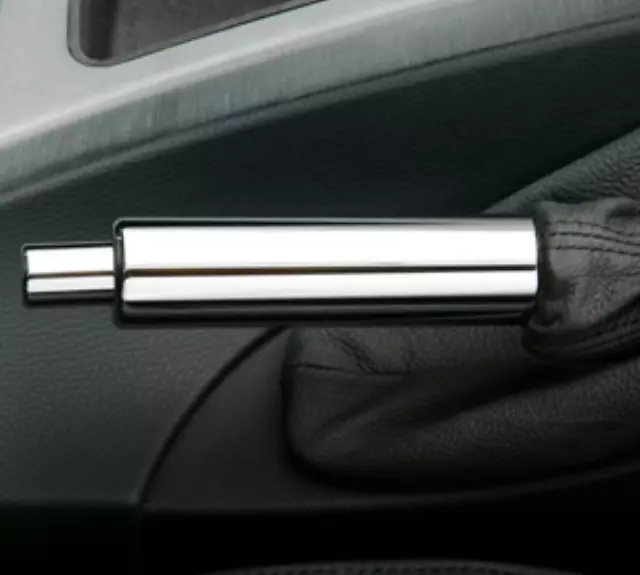 34409416256 - Interior: Chrome/Satin Brake Handle for BMW: 330Ci, 330i, 330xi, 335d, 335i, 335i xDrive, 335is Image