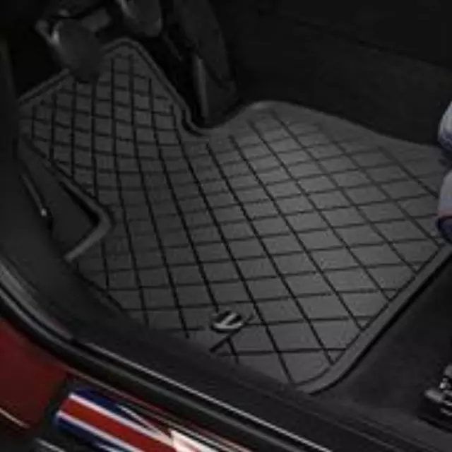 51472408523 - Interior: All Weather Floor Mats, Essential Black (Rear) for Mini: Cooper Clubman Image