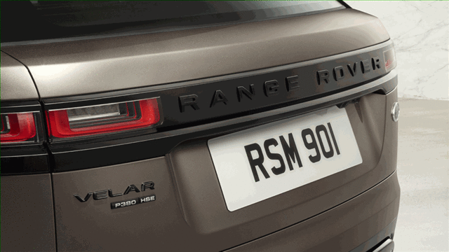 LR092814 - Exterior: Range Rover Lettering - Narvik Black for Land-Rover Image