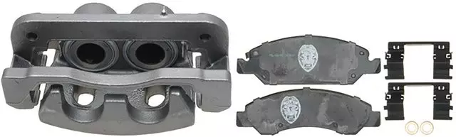19322767 - : Disc Brake Caliper Assembly with Semi-Metallic Pads (Loaded Police), Remanufactured for GM Image
