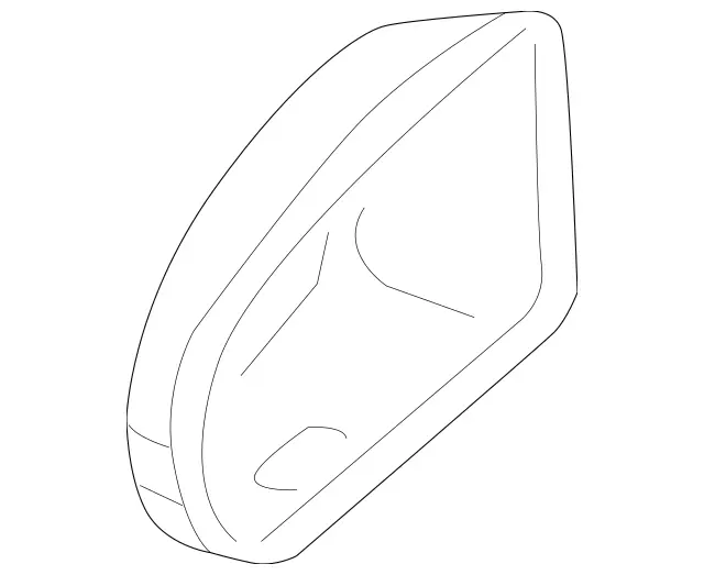 16481004649999 - Body: Housing Cover for Mercedes-Benz Image