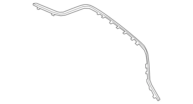 2388852601 - Attachment Parts: Trim Strip for Mercedes-Benz: E53 AMG Image image