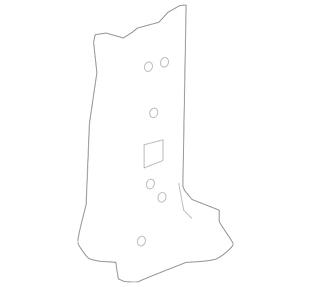 2226300410 - Side Panels: A-Pillar for Mercedes-Benz: Maybach S550, Maybach S560, Maybach S600, Maybach S650, S450, S550, S550e, S560, S600, S63 AMG, S65 AMG Image image