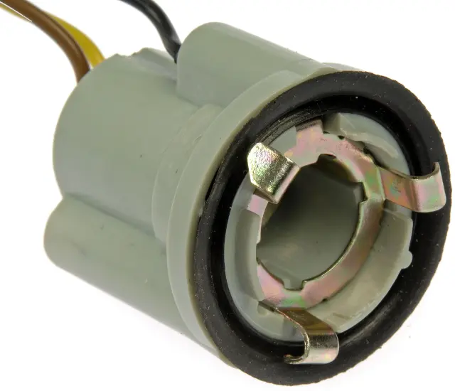 85820 - Electrical, Lighting and Body: Electrical Sockets - 3-Wire Gray 7/8 In. Focal Length Front/Rear for Dorman Image