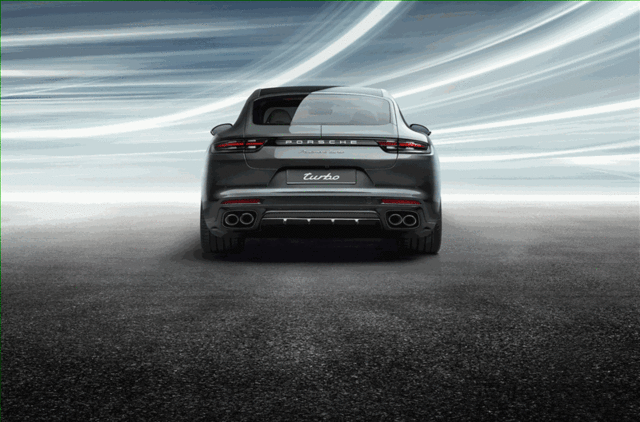 971044880041 - Exterior: Painted Model Designation - Black for Porsche: Panamera Image