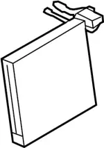 27280EH10C - HVAC: Evaporator Core for INFINITI: M35, M45 Image