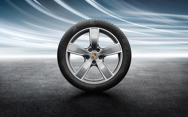 9Y0044640N - Wheels: 22-inch RS Spyder Summer Wheel-and-Tire Set for Porsche: Cayenne Image
