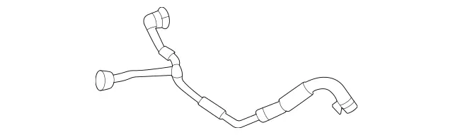 1675015200 - Radiator: Bleed Line for Mercedes-Benz: GLE450, GLE53 AMG, GLS450 Image image