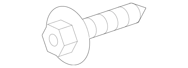 324264 - Front-End Assembly, Front Panel: Pan Head Screw for Mercedes-Benz: R320, R350, R500 Image image
