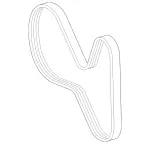 39934396 - : V-Ribbed Belt for Mercedes-Benz Image