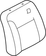 87620AT220 - Body: Seat Back Cover for Infiniti Image