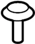 155305551 - Body: Trim Clip for Infiniti Image