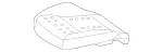 9079141300 - Body: Seat Cushion Pad for Mercedes-Benz: Sprinter 1500, Sprinter 2500, Sprinter 3500, Sprinter 3500XD, Sprinter 4500 Image