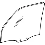3L5Z1021410AA - Body: Door Glass for Ford: Ranger Image